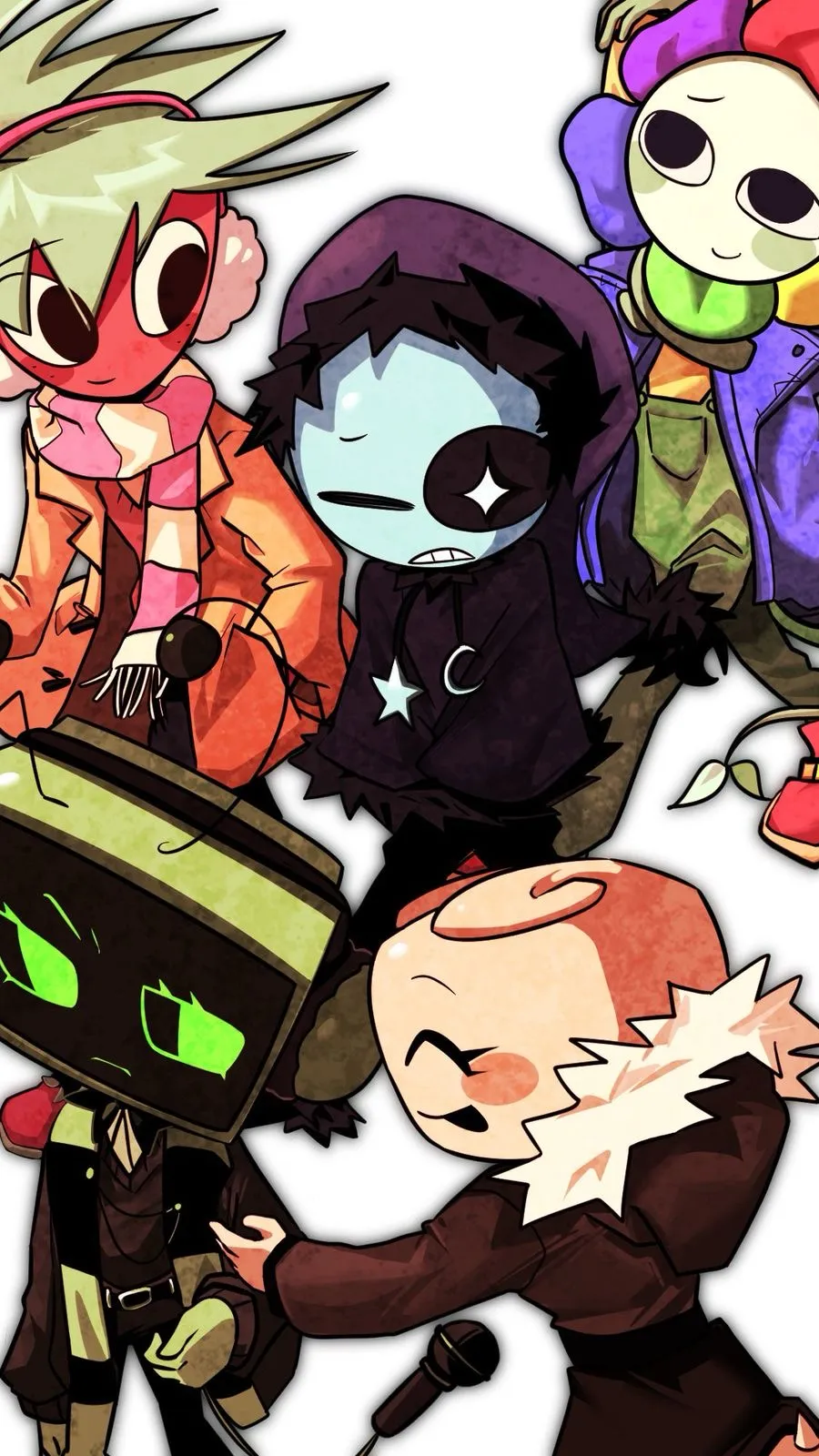 ai character: Dw mains - winter! background