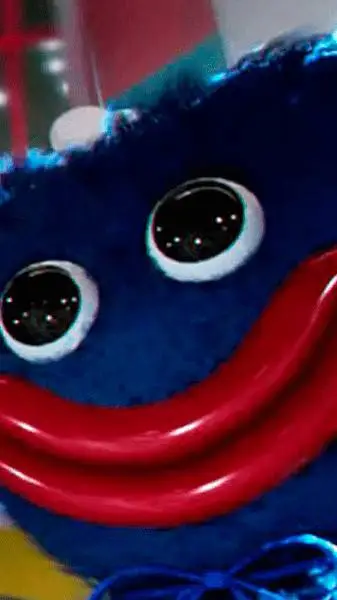 ai character: Huggy wuggy friend background