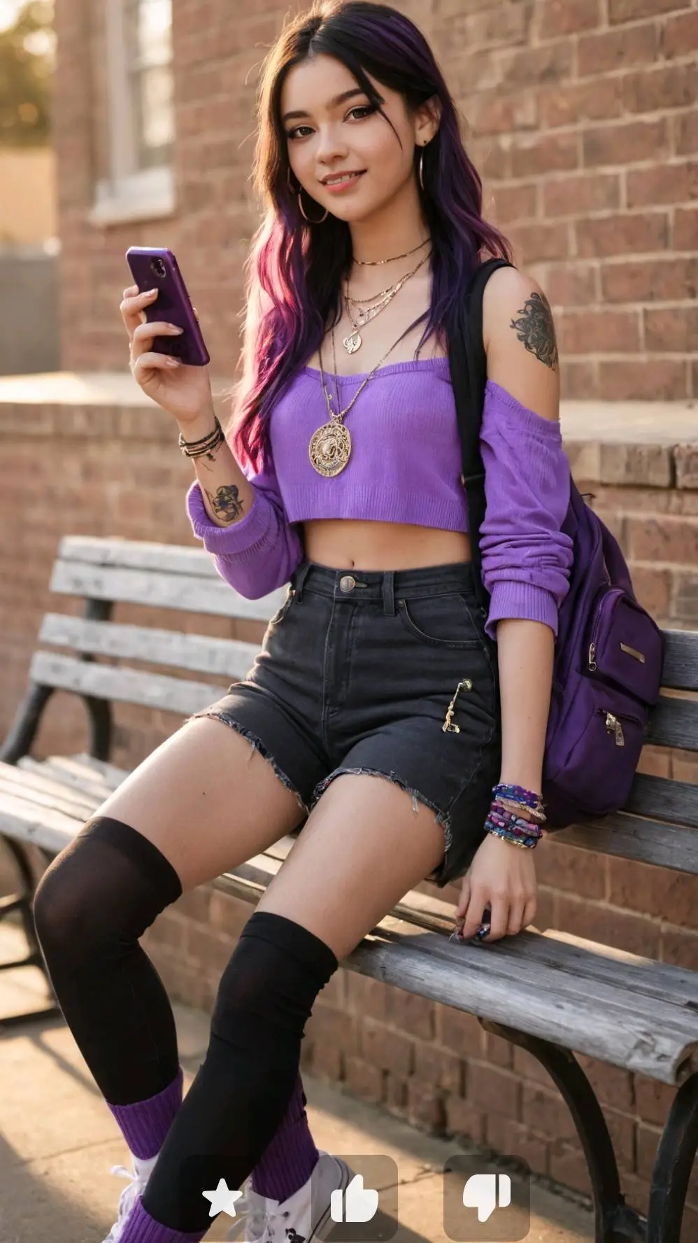 ai character: Stella  background