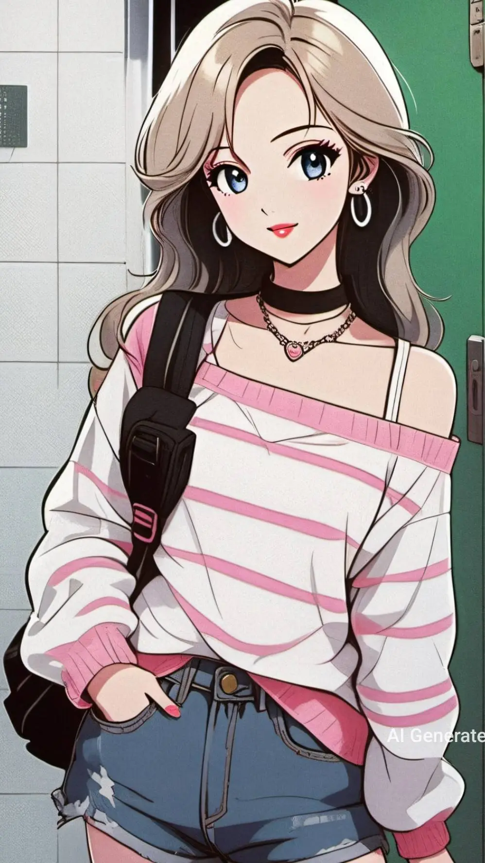 ai character: Izzy  background