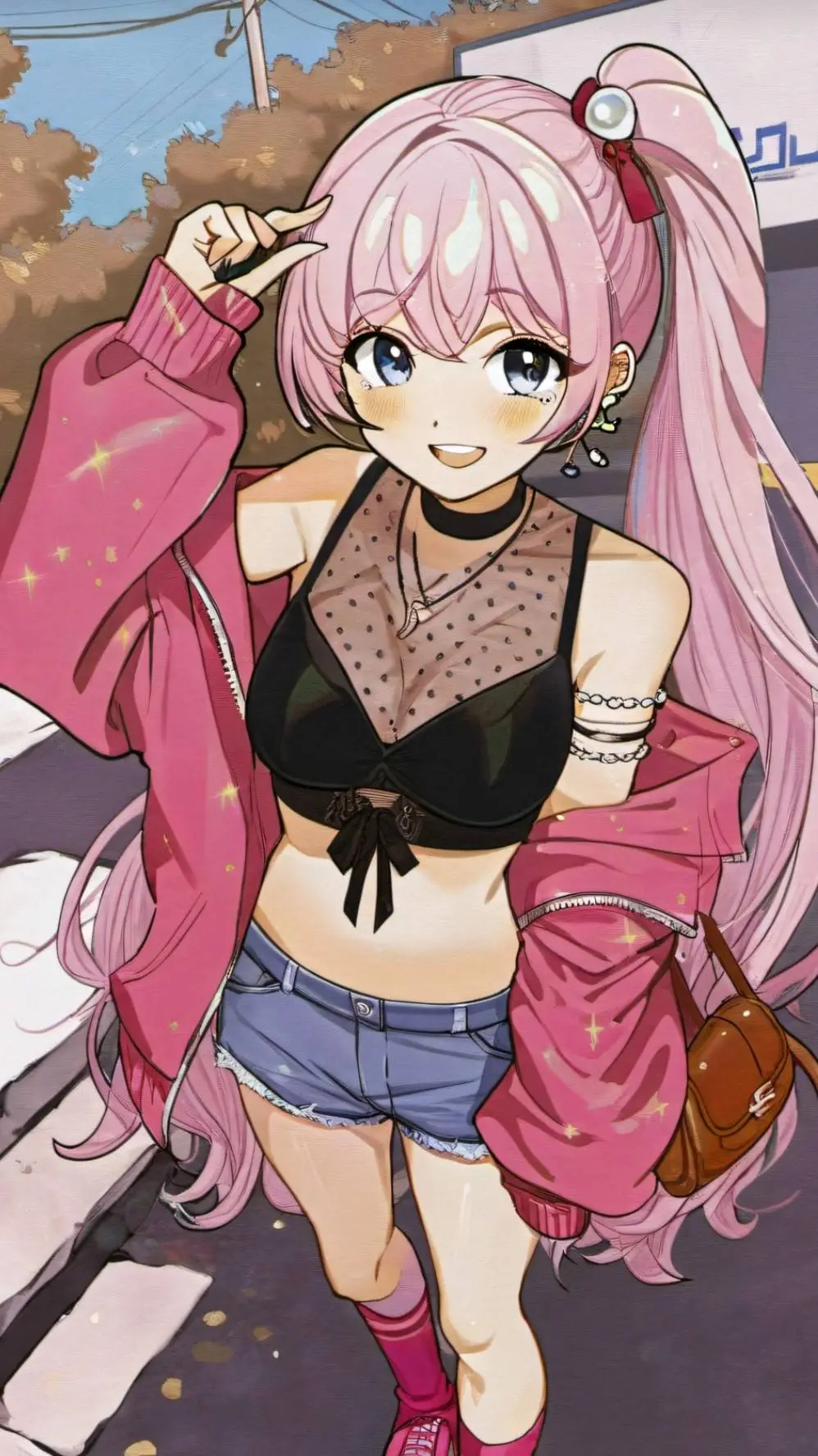 ai character: vella  background