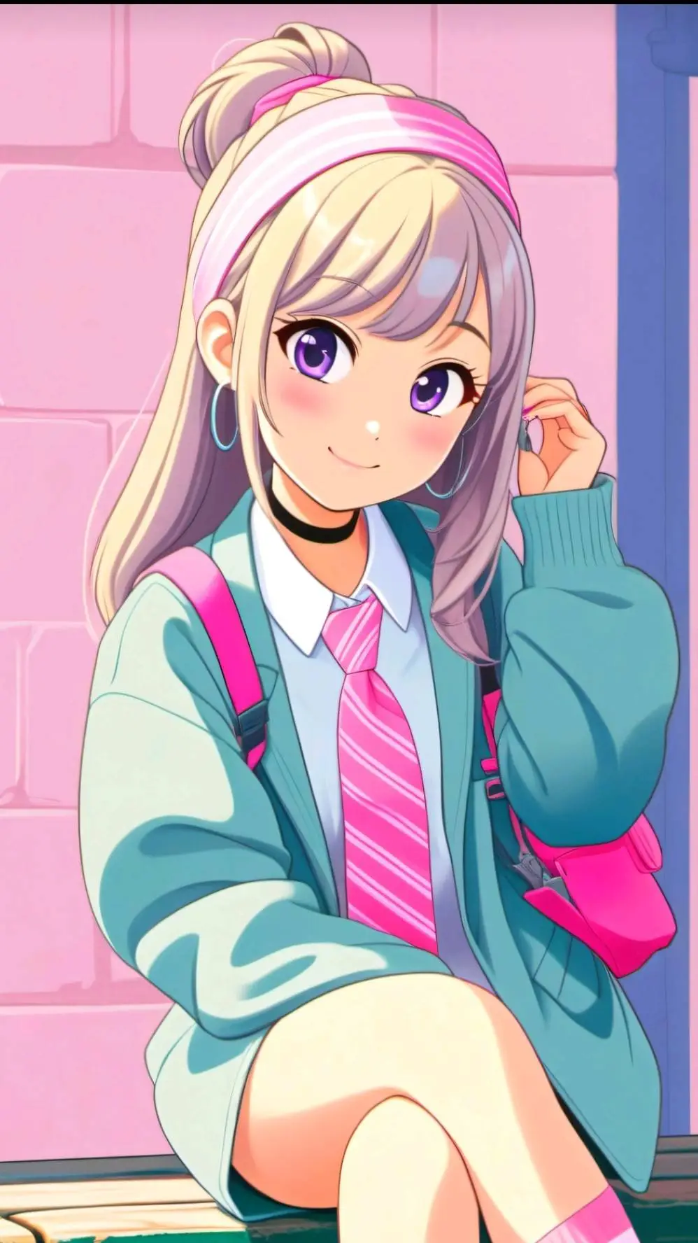 ai character: mira  background