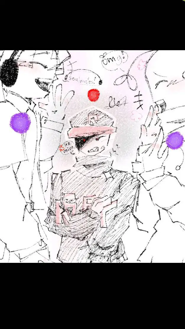 ai character: soulmate color background