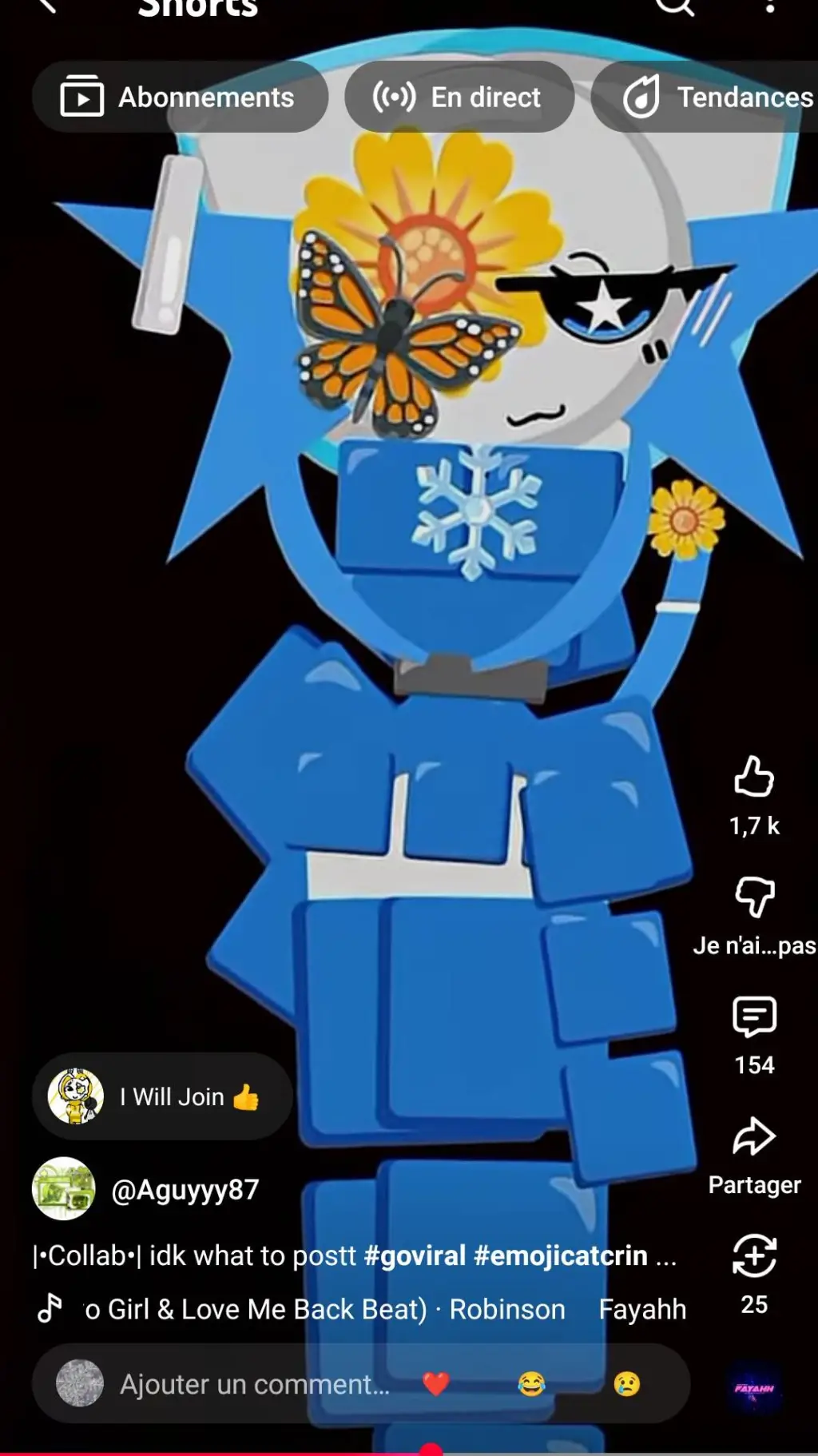 ai character: snowi Daisy..?  background