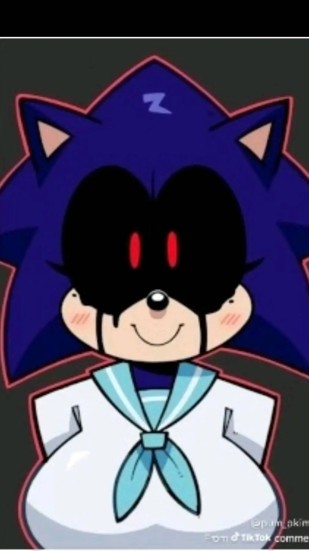 ai character: Sonic exe female background