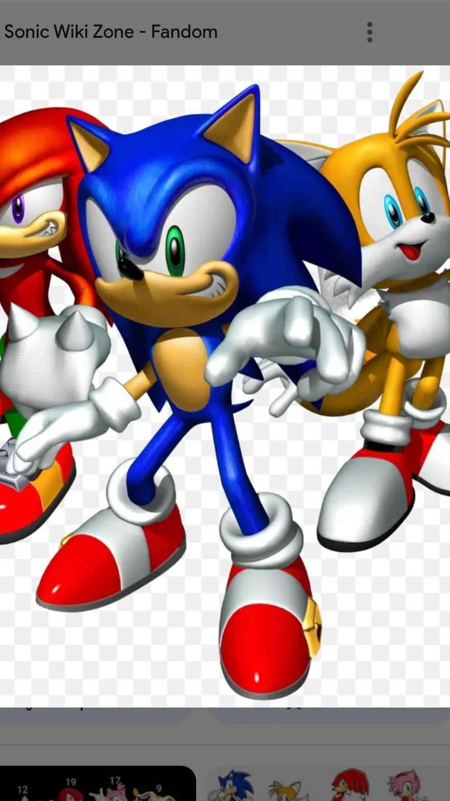 ai character: el team sonic background
