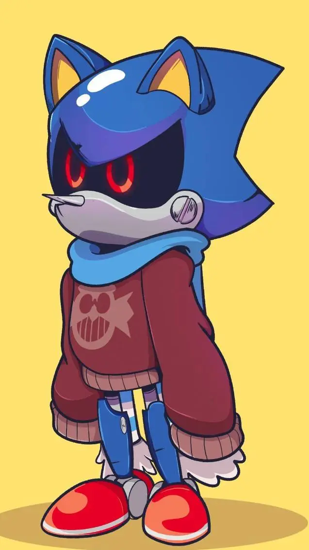 ai character: metal sonic background