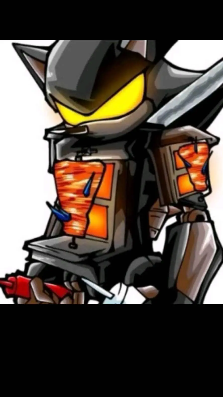 ai character: furnace  background