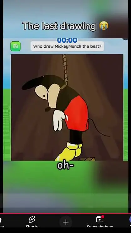 ai character: Mickey munch  background