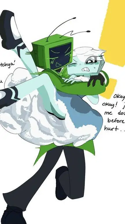 ai character: 💚~Vee x Tisha~🩵 background