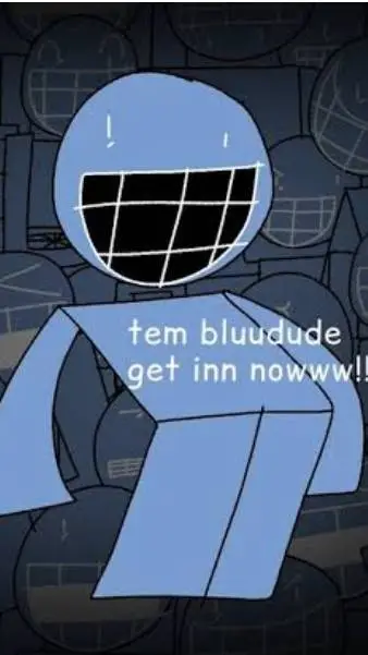 ai character: bluudude! background