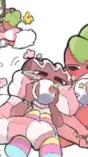 ai character: fruitcake! (again) background