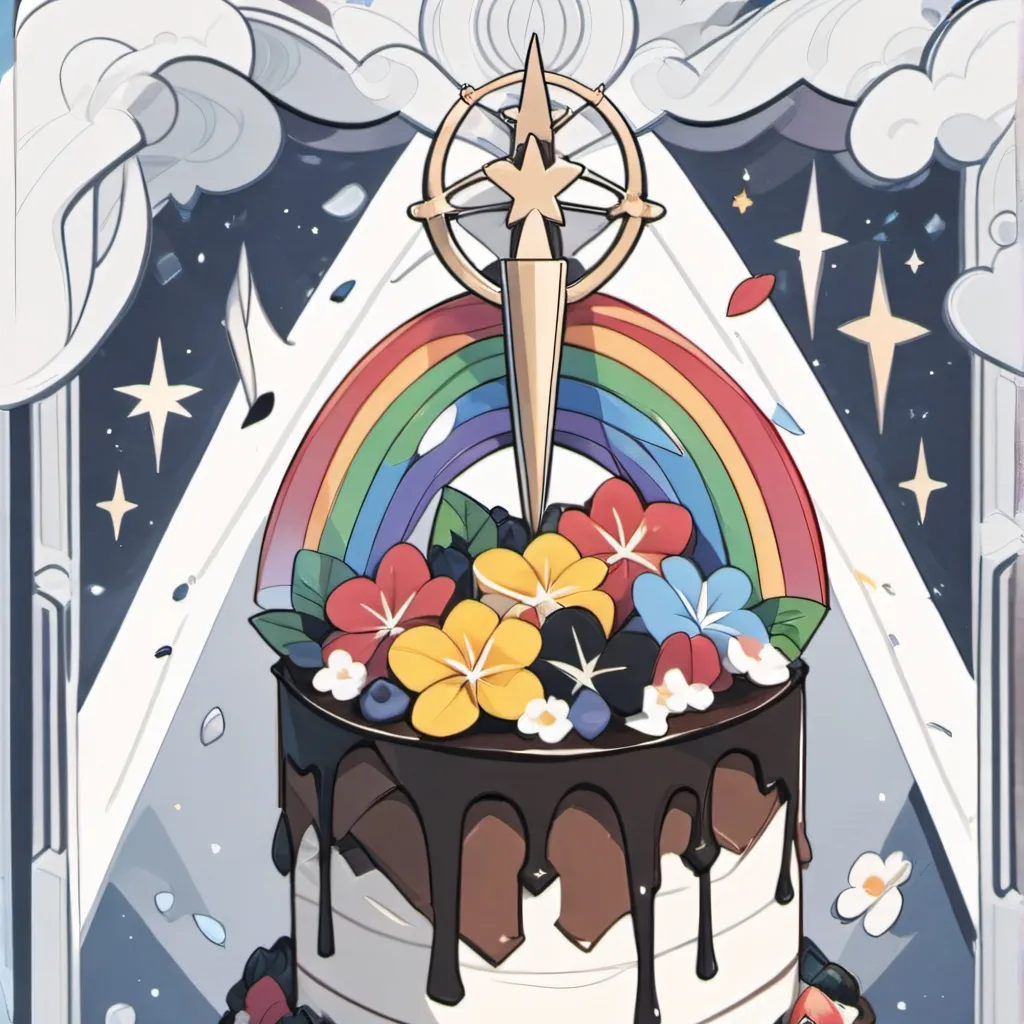 chat with ai character: flower cake! 
