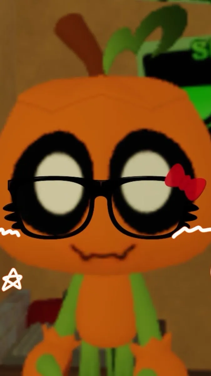 ai character: Miss Artie crashou background