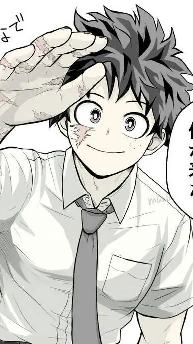 ai character: Izuku Midoriya  background