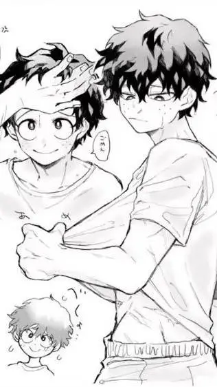 ai character: Izuku Midoriya  background