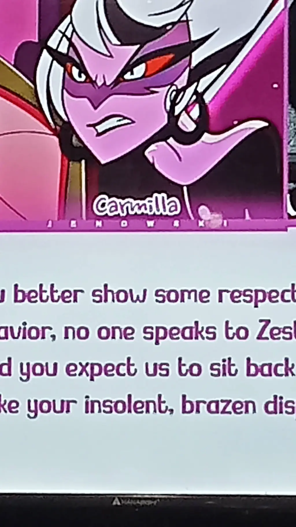 ai character: ♪respectless♪ background