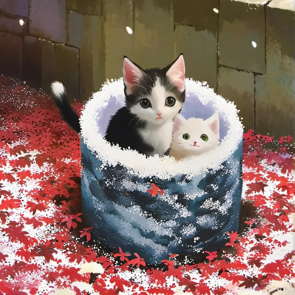 chat with ai character: newborn kitten 