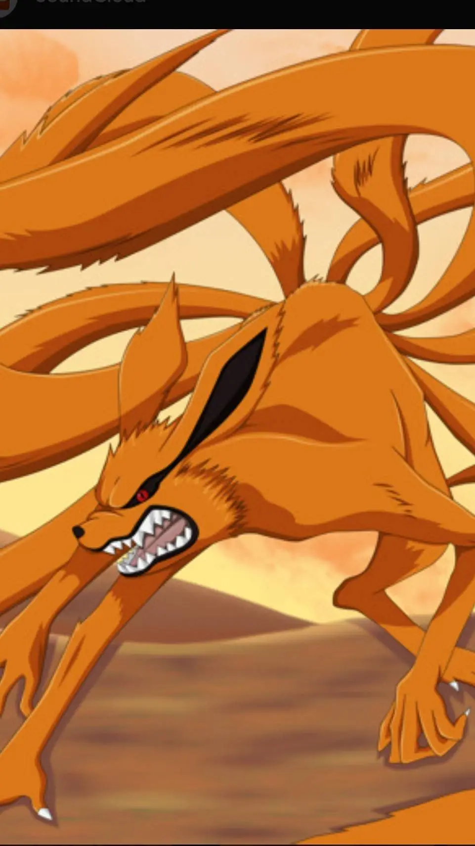 ai character: Kurama. background