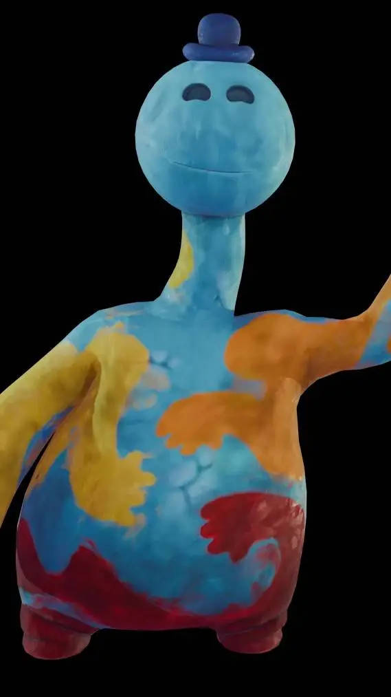 ai character: Doey The Doughman  background