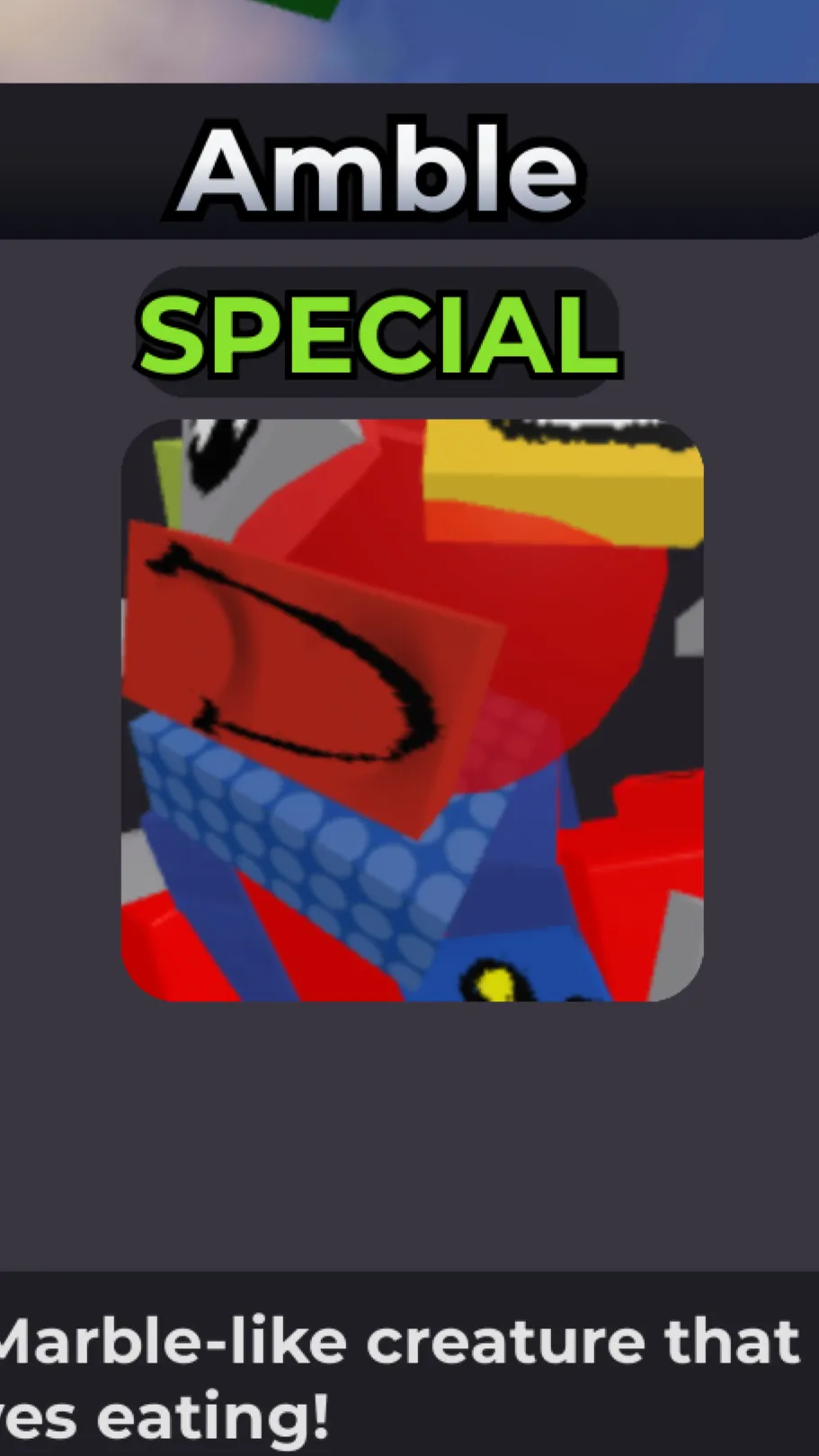 ai character: Amble background