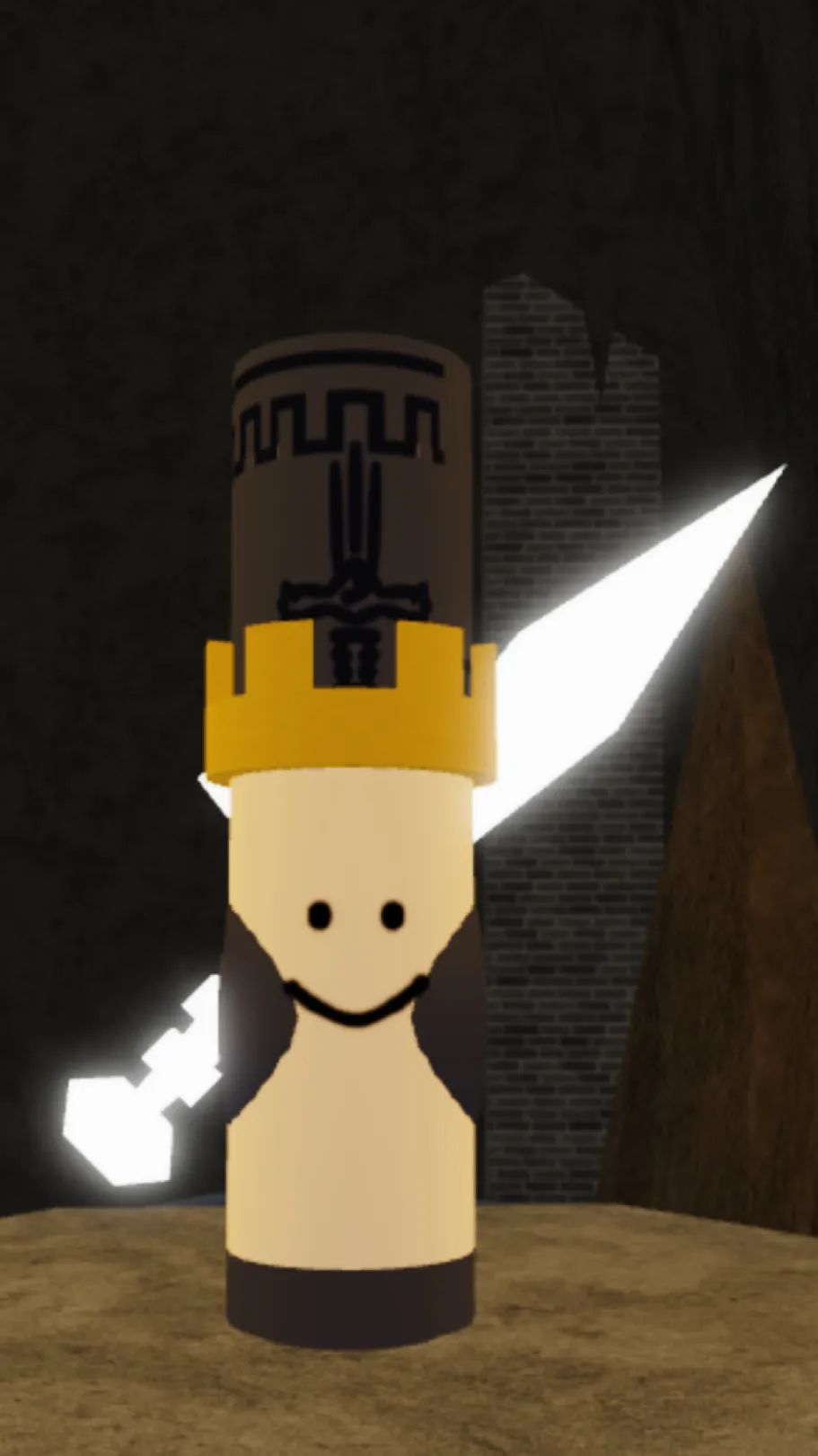ai character: Excalibur marker. background
