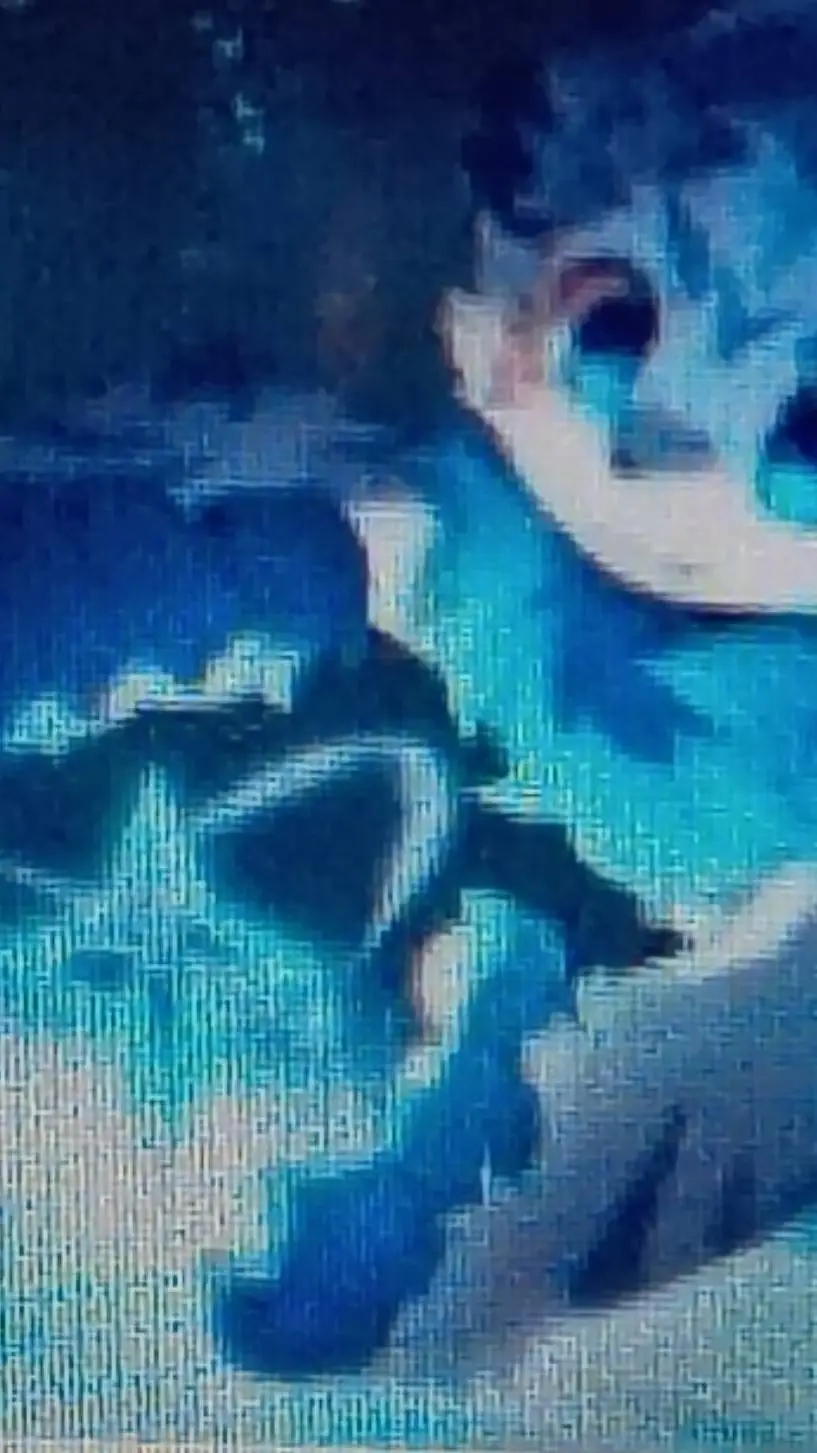 ai character: the blue furry background