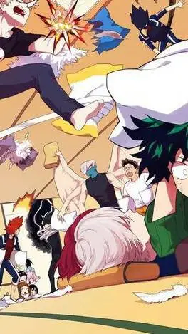 ai character: 🛏️MHA PIJAMADA 🛏️ background