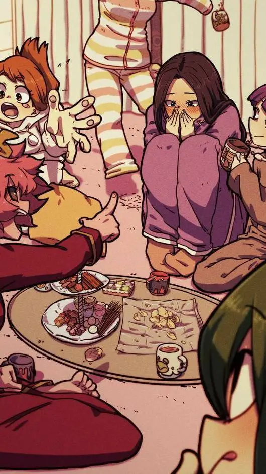 ai character: ~ Mha ~ Pijamada ~ background