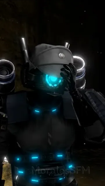 ai character: Titan camerawoman3 background