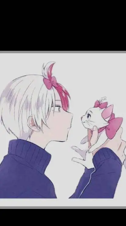 ai character: cute todoroki 😊😊 background