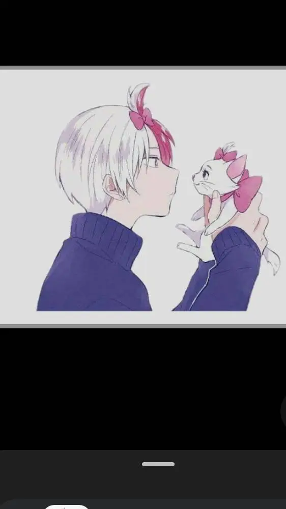 ai character: cat, todoroki  background
