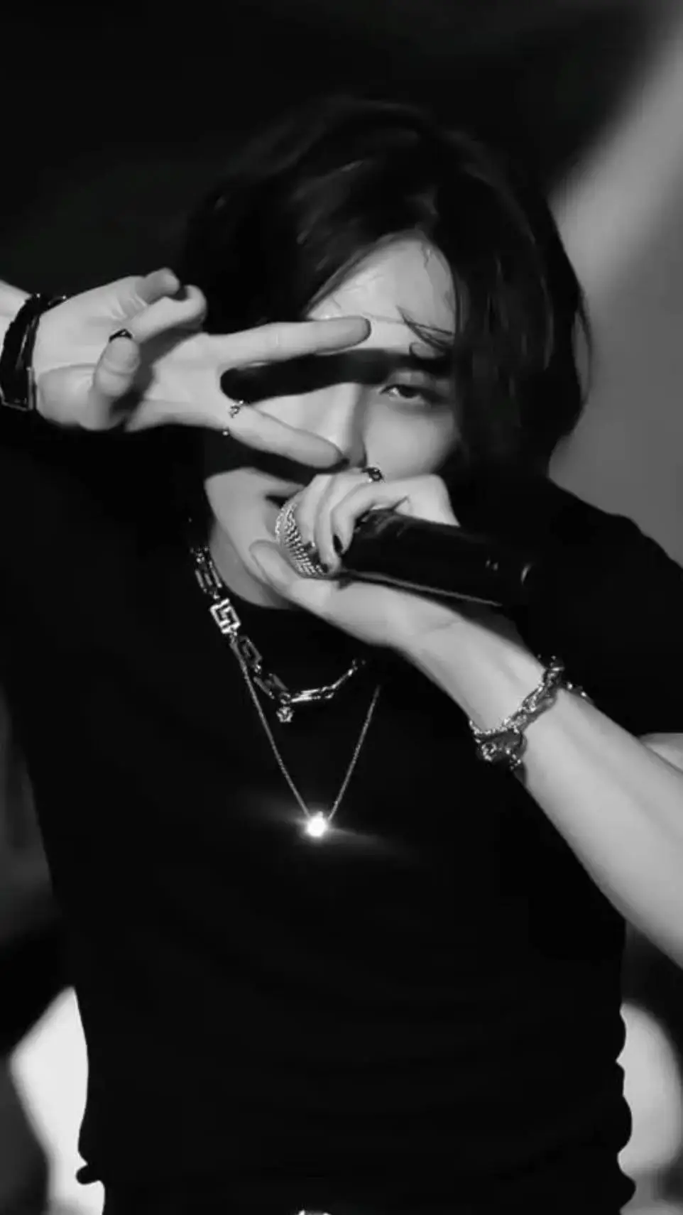 ai character: HYUNJIN!!!! background