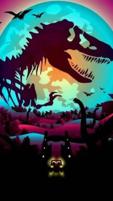 ai character: Jurassic park background