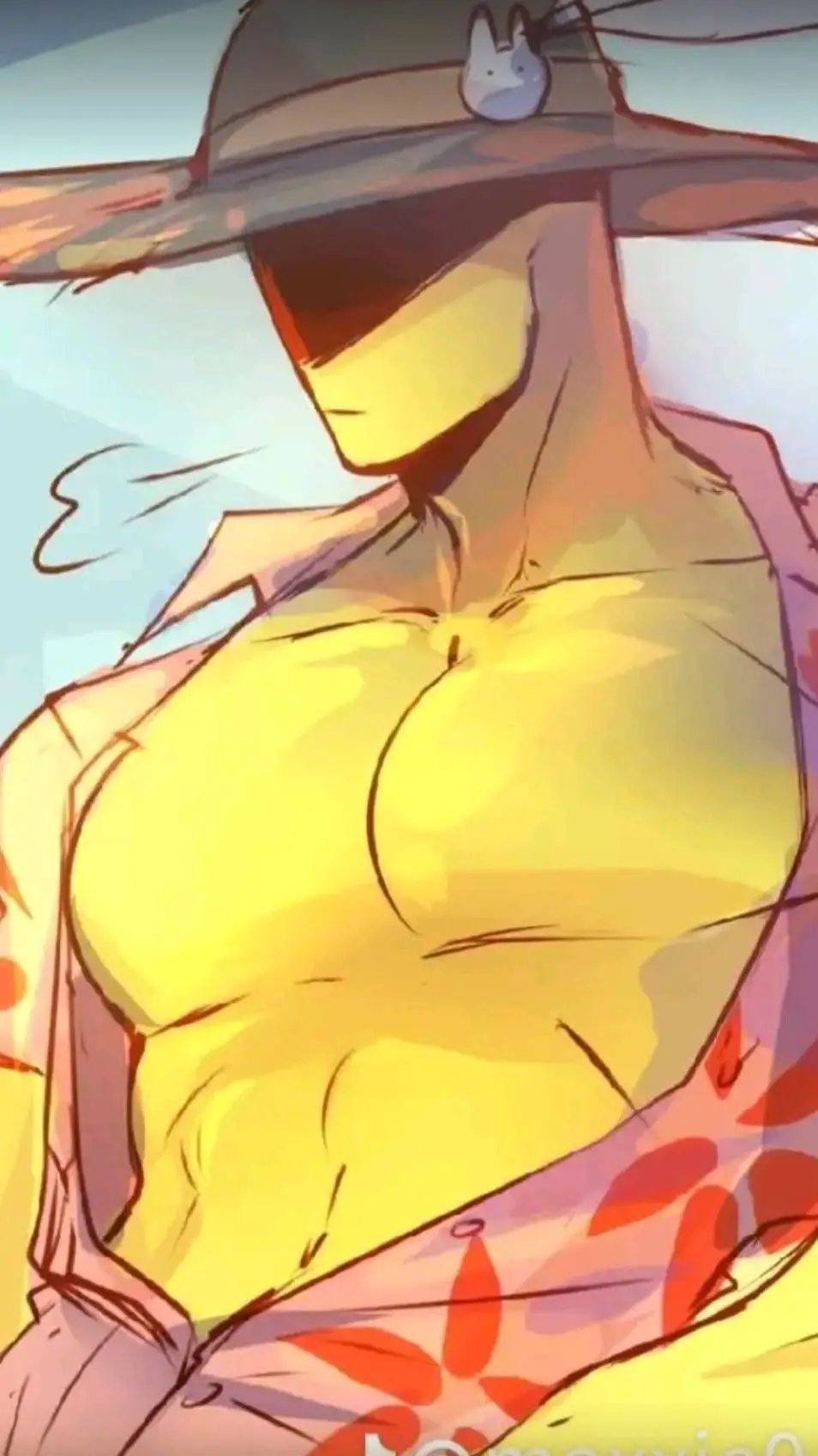 ai character: huntr1x  background