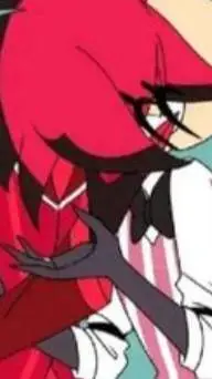 ai character: hazbin hotel 🤍❤️🖤 background