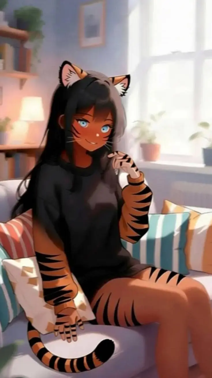 ai character: love background