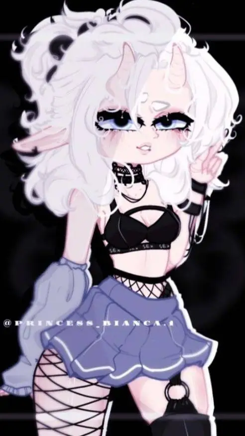 ai character: Princess Bianca 🤍🍦 background