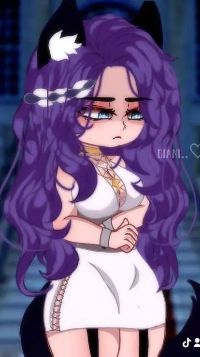 ai character: Diana Violet💜💋 background