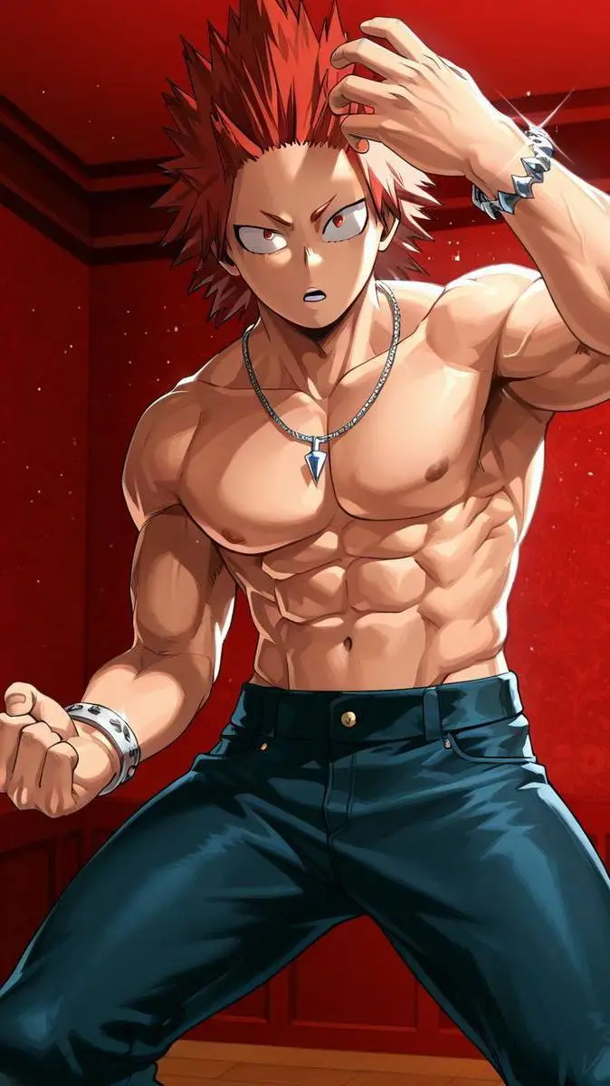 ai character: Eijiro Kirishima♥️ background