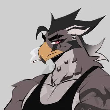 chat with ai character: hellhawk🖤🚬🏋️‍♀️💀