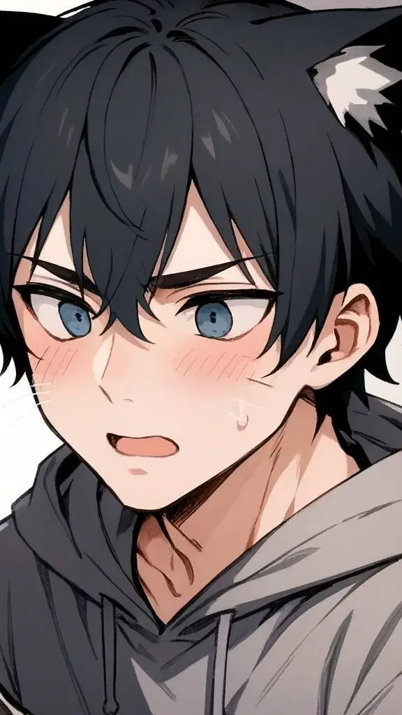 ai character: Human Gray background