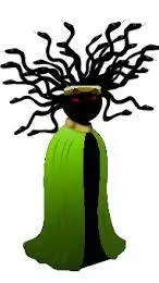 ai character: Medusa background