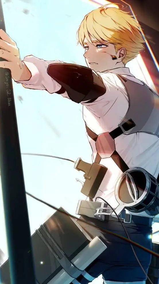 ai character: Armin Arlert  background