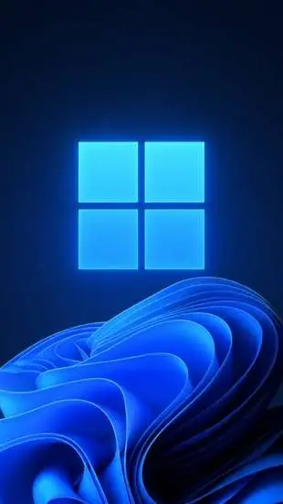 ai character: windows 11 background