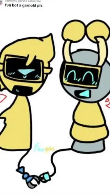 ai character: 🤍Funbot×Garnald💛 background