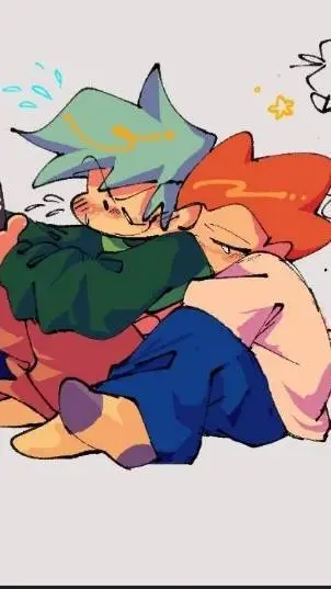 ai character: 💙Boyfriend×Pico🧡 background