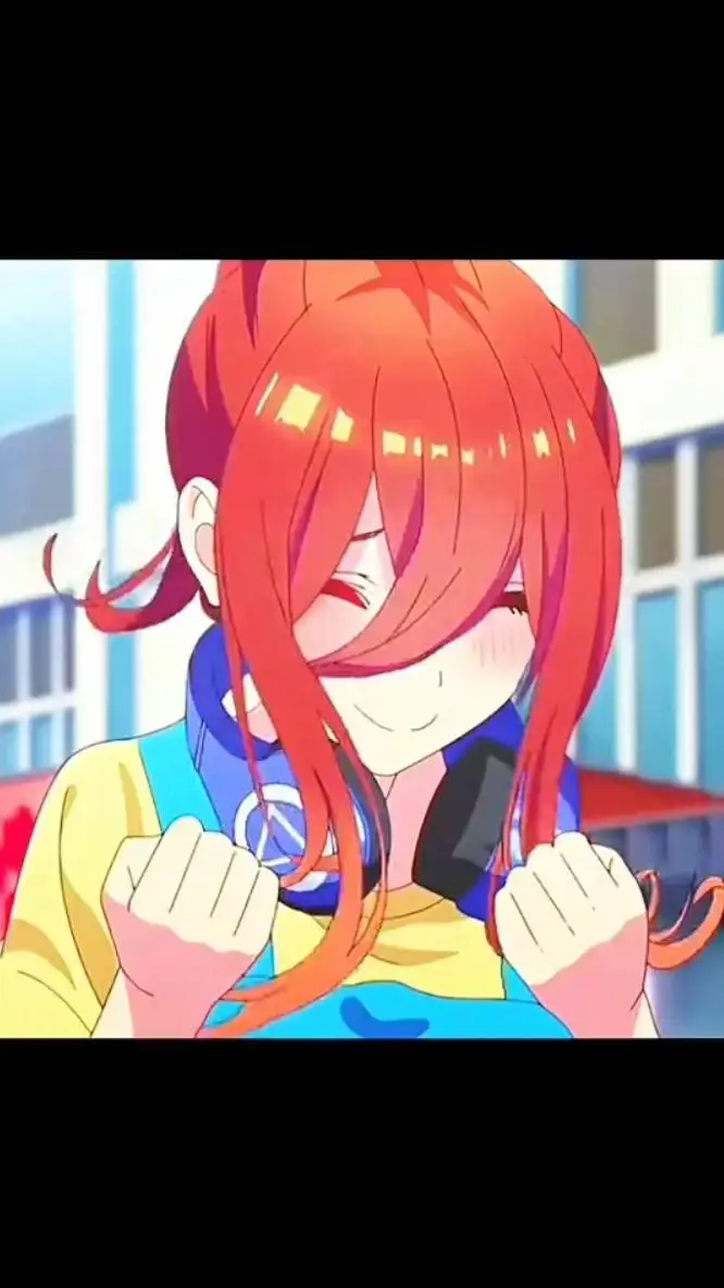 ai character: Miku nakano  background