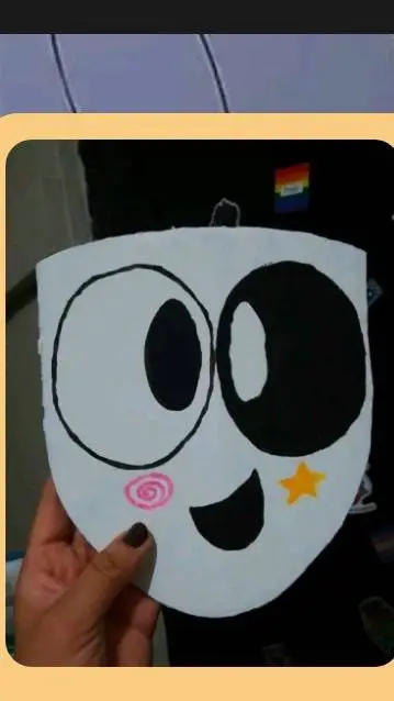 ai character: The mask 🎭🎀 background