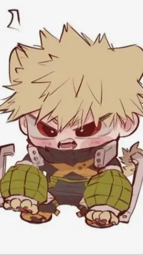 ai character: katsuki🤍 background